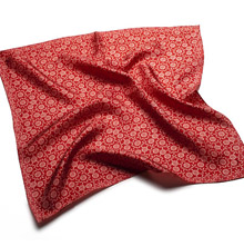 Pineda Covalin 22" x 22" Plankton Silk Scarf (Red)
